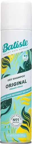 Batiste Dry Shampoo, Original Fragrance Classic Clean, Refresh Hair and Absorb Oil Between Washes, Waterless Shampoo for Added Hair Texture and Body, 5.71 oz (Pack of 2)