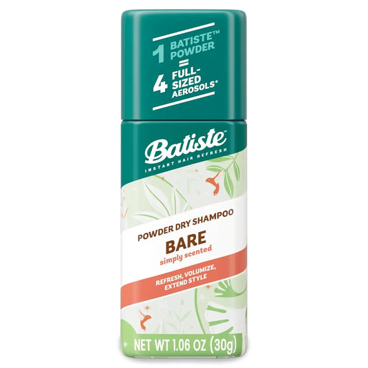 Batiste Powder Dry Shampoo, Simply Bare Scented Non-Aerosol, 1.06 Oz