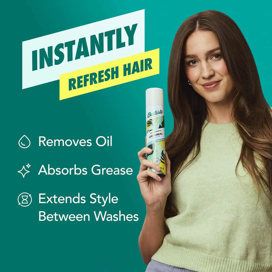 Batiste Dry Shampoo, Original Classic Clean Fragrance, 5.71 Oz