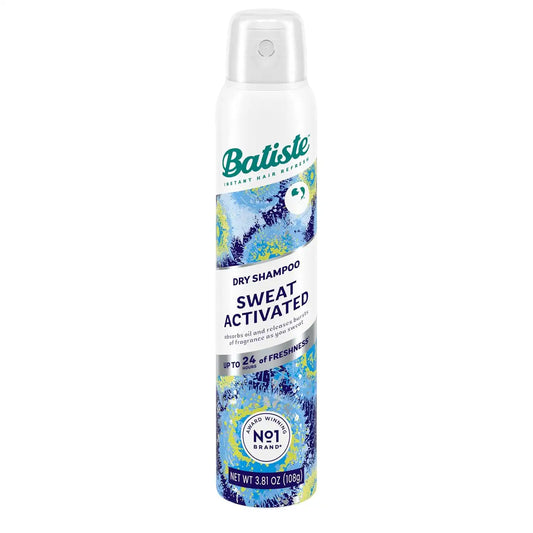 Batiste Sweat Activated Dry Shampoo with Scent-Releasing Tech, 3.81 Oz
