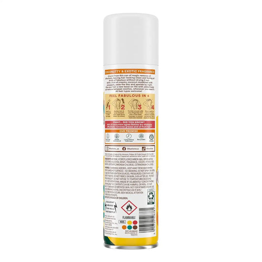 Batiste Dry Shampoo, Tropical Fragrance, Refresh Hair and Absorb Oil Between Washes, Waterless Shampoo for Added Hair Texture and Body, 5.71 oz Dry Shampoo Bottle (Pack of 2)