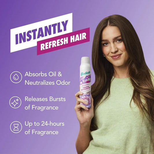 Batiste Touch Activated Dry Shampoo with Scent-Releasing Tech, 3.81 Oz